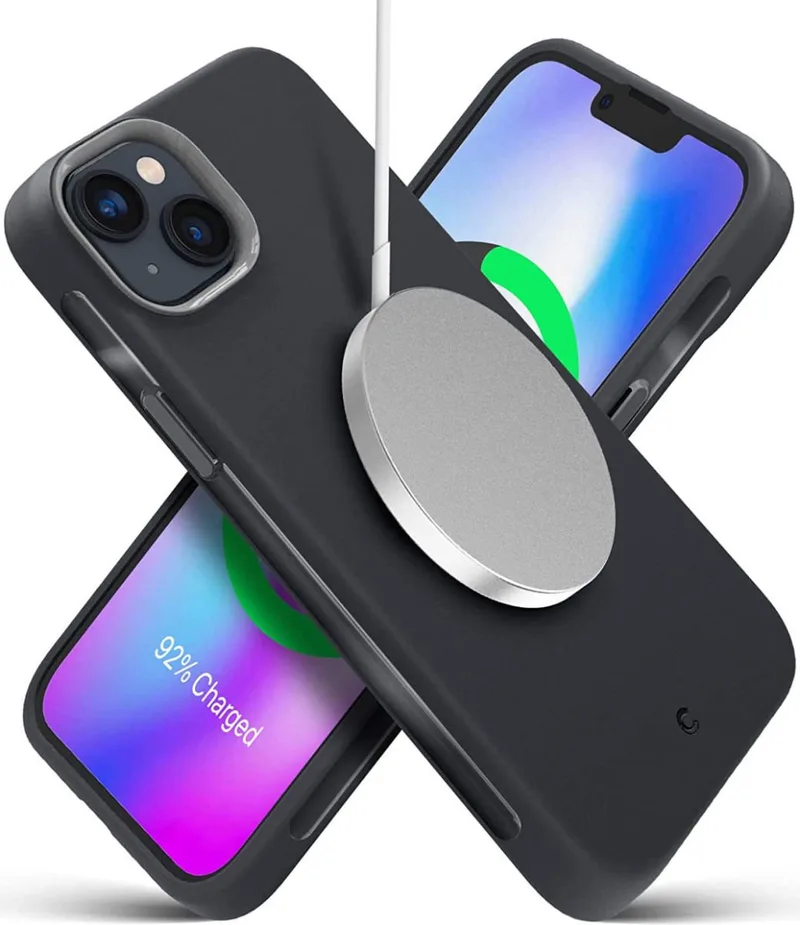 Cyrill Ultra Color MagSafe Hoesje Geschikt voor Apple iPhone 14 Plus de Spigen en Gris – photo produit