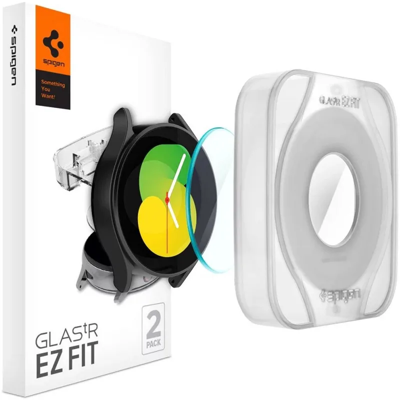 EZ Fit GLAS.tR - Samsung Galaxy Watch 5/4 (44MM) Screen Protector by Spigen in Transparent – product photo