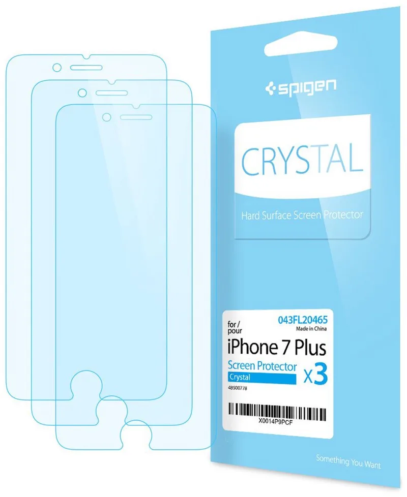 Film Crystal screenprotector scherm beschermer iPhone 7 Plus 8 Plus van Spigen – productfoto