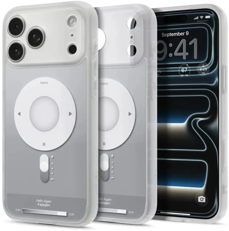 Hoesje Geschikt voor Apple iPhone 18 Pro Max / 17 Pro Max - Ultra Hybrid MagFit Case - Compatibel met MagSafe / Qi2 - Back Cover Clear by Spigen in Silver – product photo