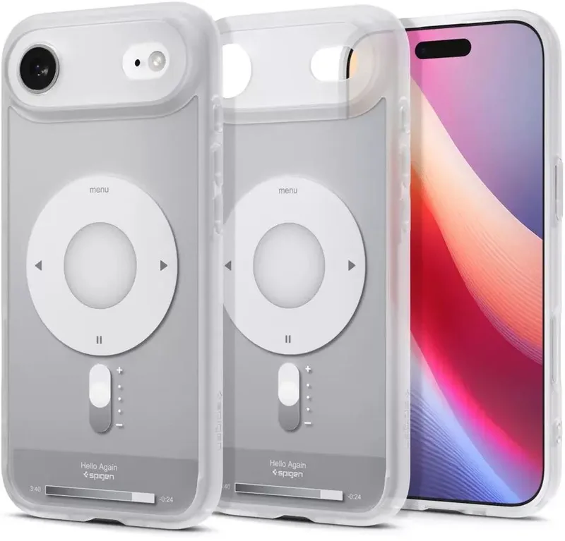 Hoesje Geschikt voor Apple iPhone Air - Ultra Hybrid MagFit Case - Compatibel met MagSafe / Qi2 - Back Cover van Spigen in Zilver – productfoto