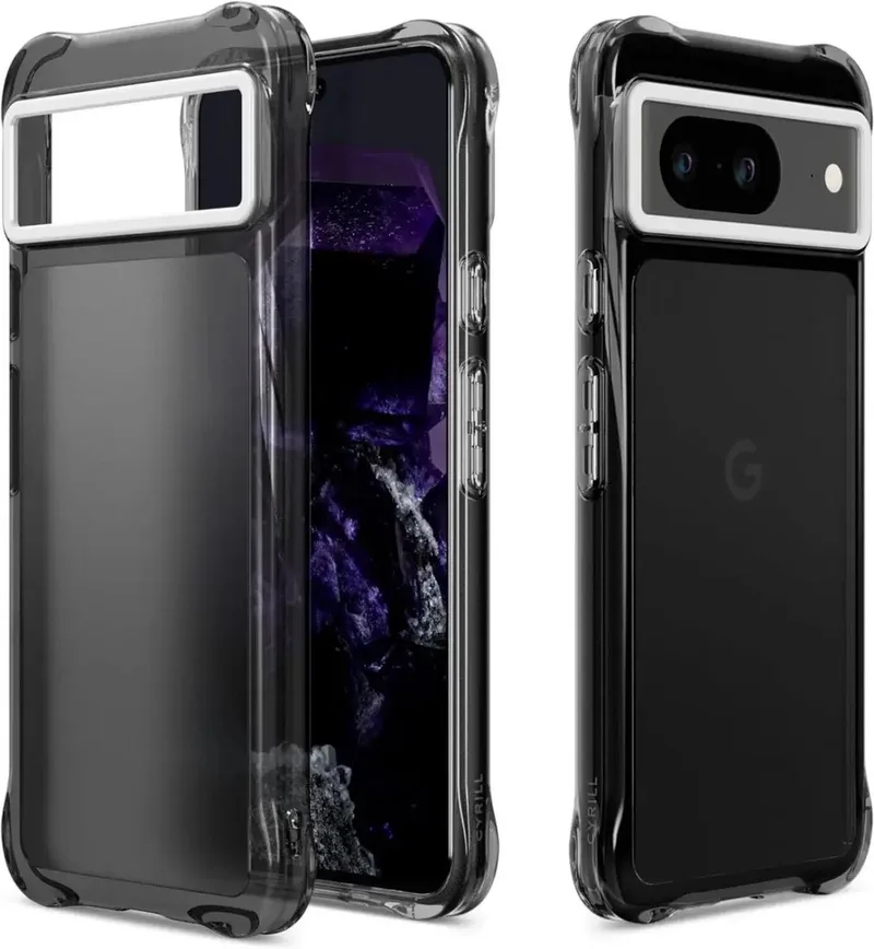 Hoesje Geschikt voor Google Pixel 8 | Cyrill Ultra Sheer | Back Cover von Spigen in Schwarz – Produktfoto