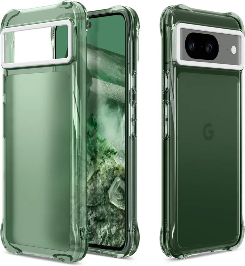 Hoesje Geschikt voor Google Pixel 8 | Cyrill Ultra Sheer | Back Cover by Spigen in Green – product photo