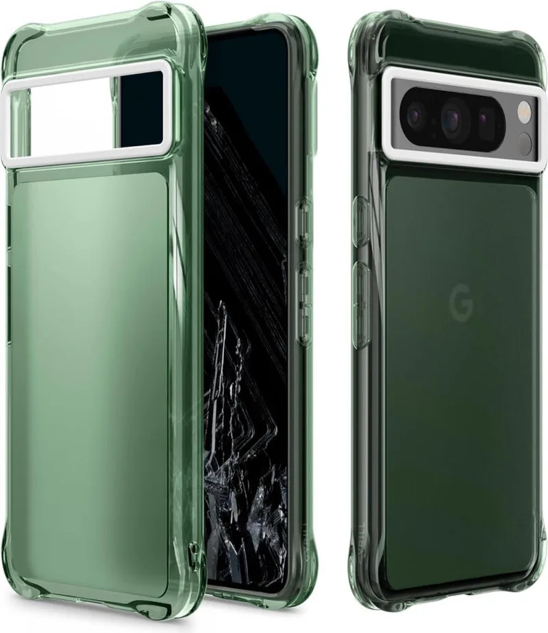 Hoesje Geschikt voor Google Pixel 8 Pro | Cyrill Ultra Sheer | Back Cover by Spigen in Green – product photo