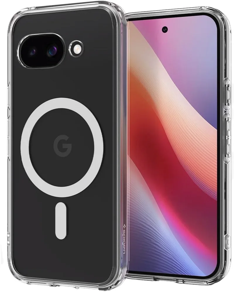 Hoesje geschikt voor Google Pixel 9a - Ultra Hybrid MagFit von Spigen in Transparent – Produktfoto