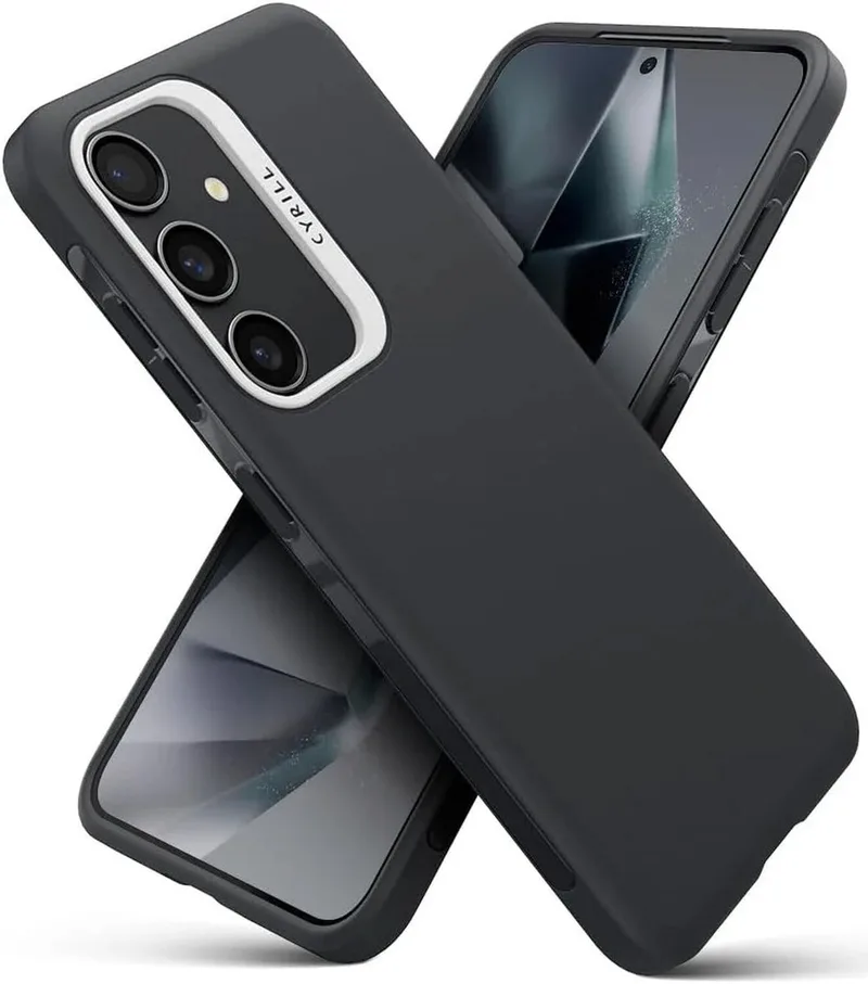 Hoesje Geschikt voor Samsung Galaxy S24 - Cyrill Ultra Color - Back Cover TPU de Spigen en Noir – photo produit