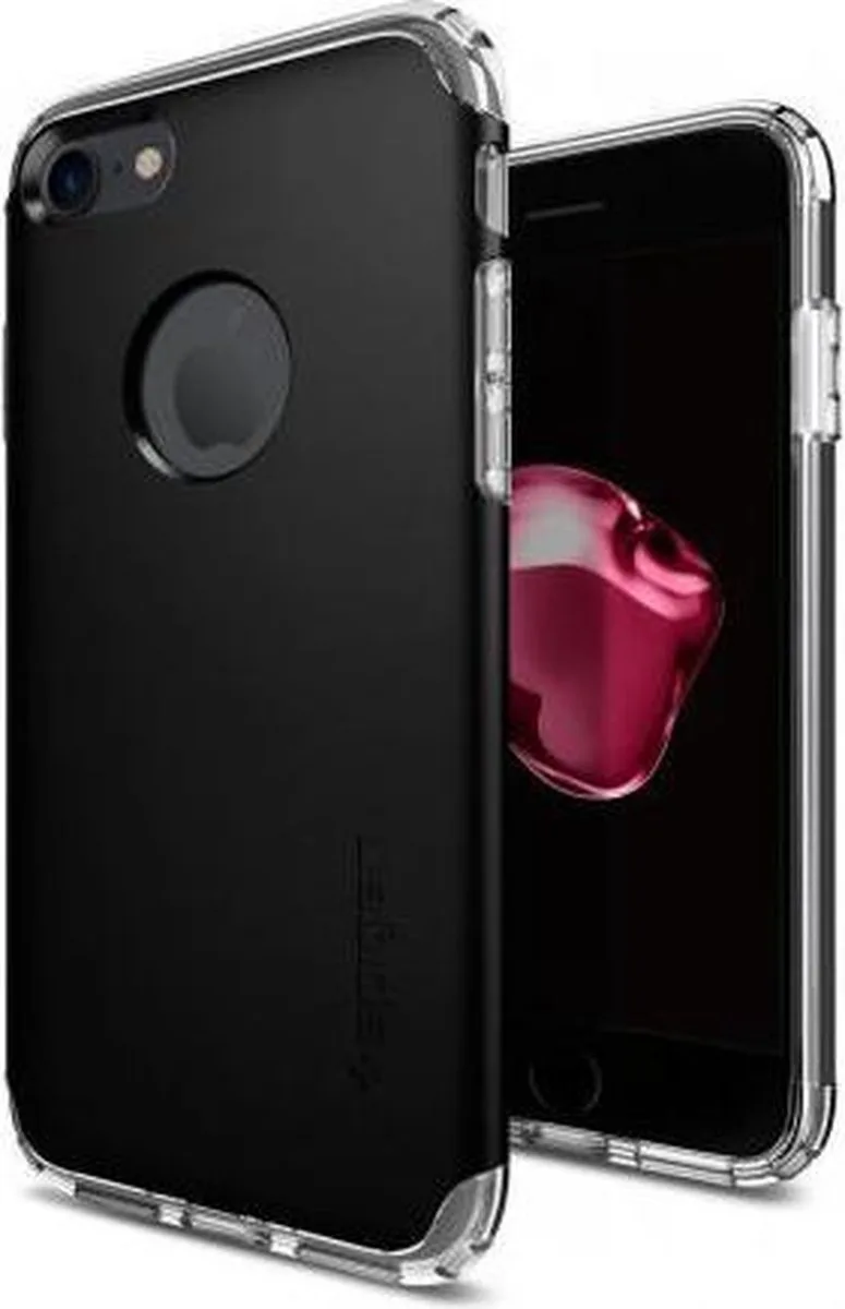 Hybrid Armor Hoesje Apple iPhone 7 van Spigen in Zwart – productfoto