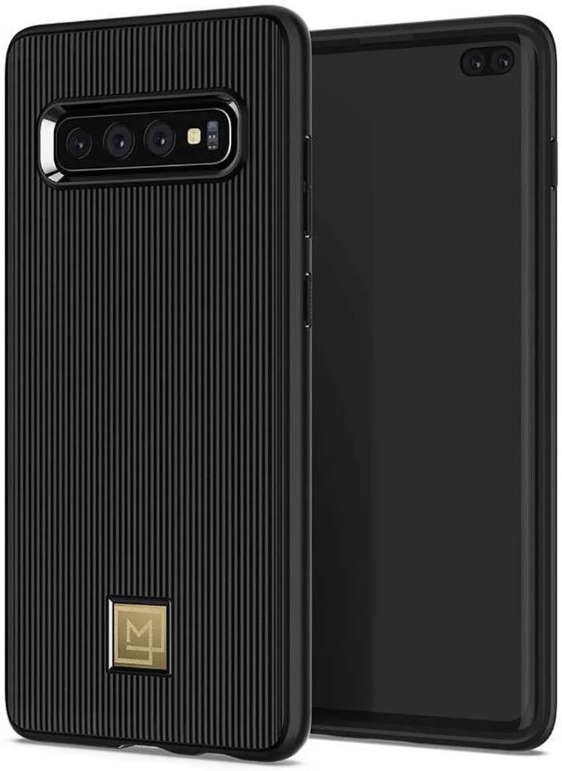 La Manon Classy Hoesje Samsung Galaxy S10 Plus von Spigen in Schwarz – Produktfoto