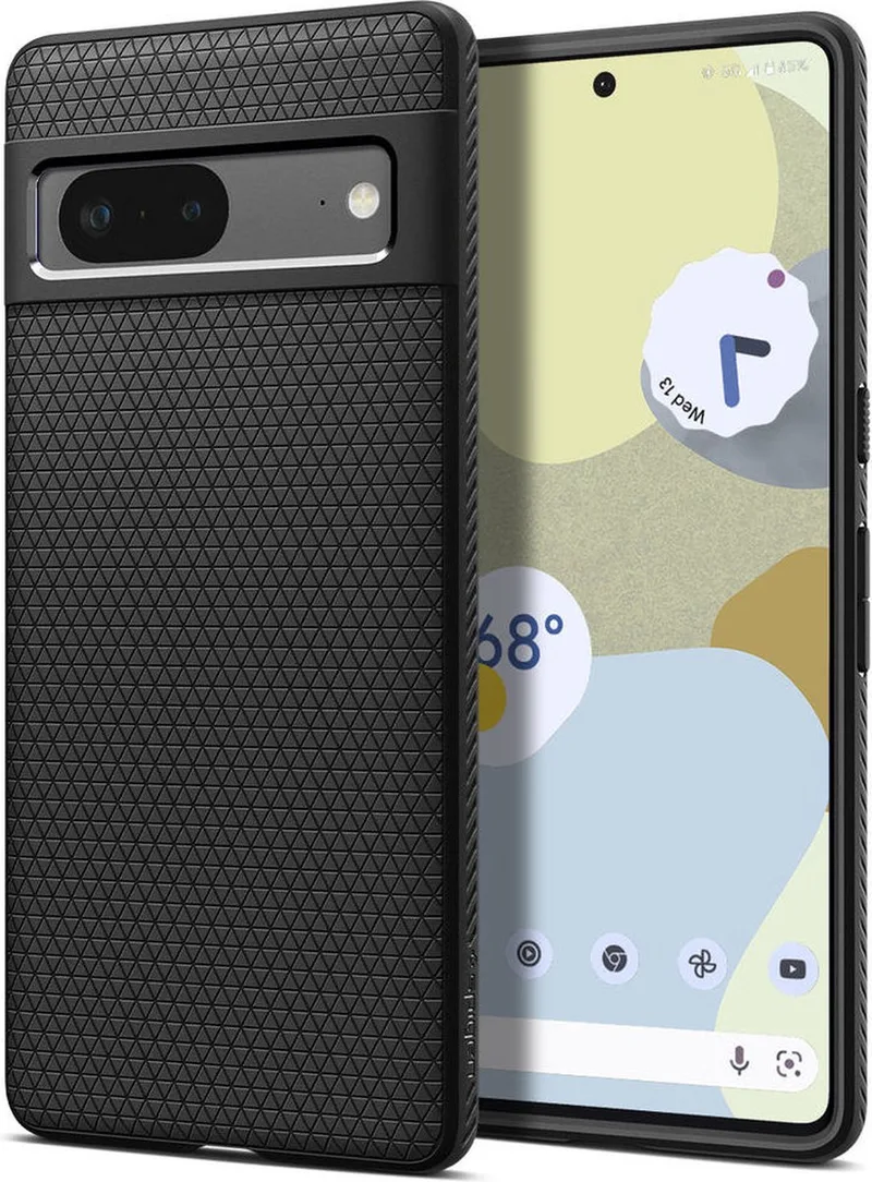 Liquid Air Google Pixel 7 Hoesje Back Cover von Spigen in Schwarz – Produktfoto