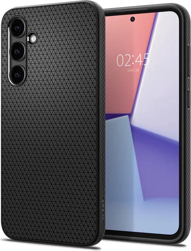 Liquid Air Hoesje Geschikt voor Samsung Galaxy S23 FE Back Cover Flexibel TPU de Spigen en Noir – photo produit