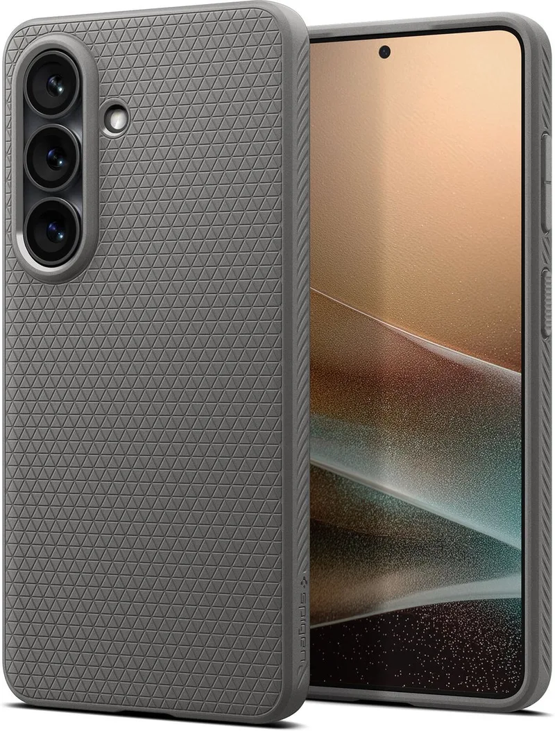 Liquid Air Hoesje Geschikt voor Samsung Galaxy S26 Plus - Back Cover Flexibel TPU van Spigen in Grijs – productfoto