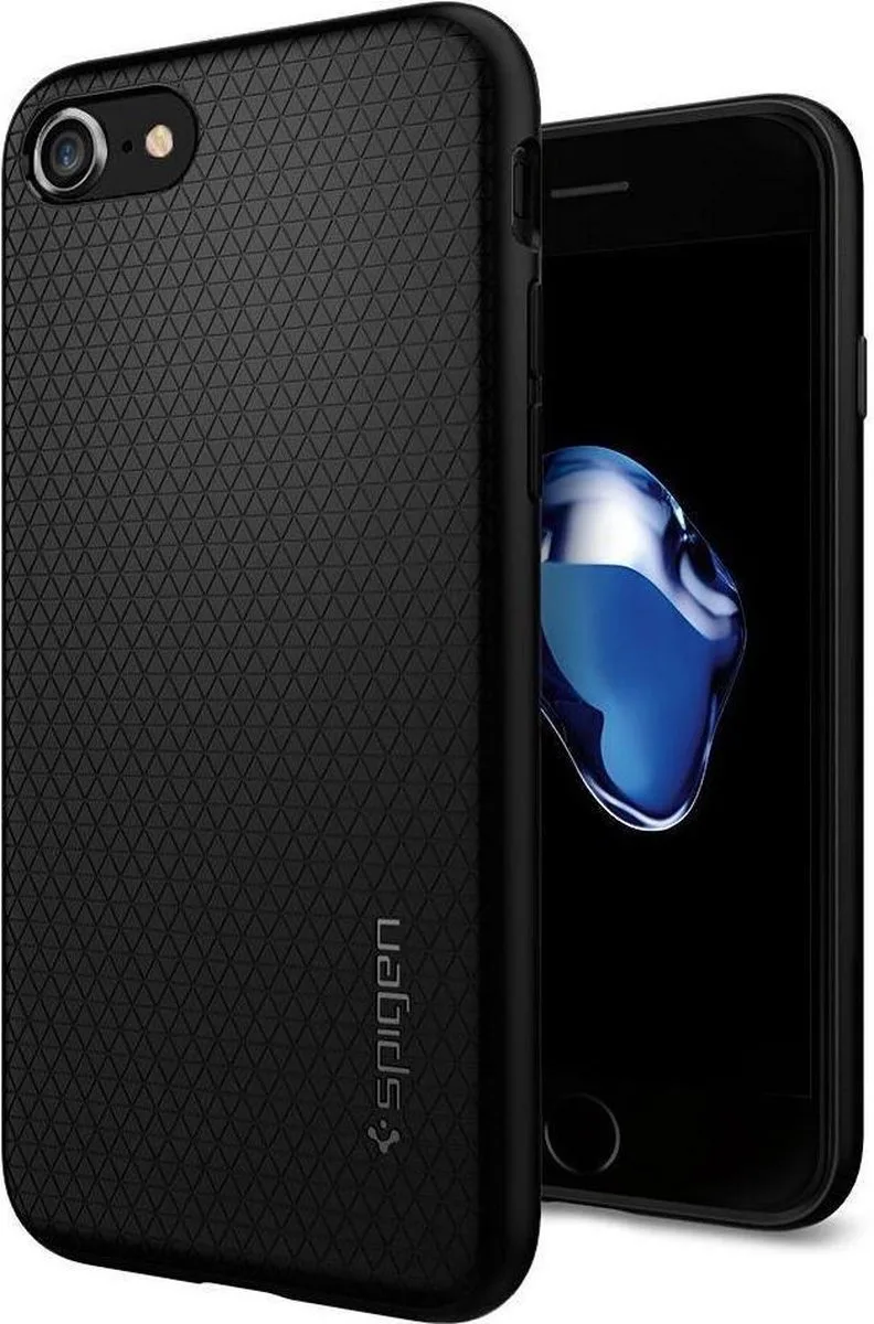 Liquid Armor Hoesje Geschikt voor iPhone 7 / 8 / SE (2020/2022) by Spigen in Black – product photo