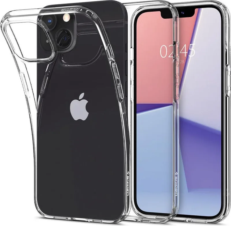 Liquid Crystal Apple iPhone 13 Hoesje Back Cover från Spigen i Transparent – produktbild