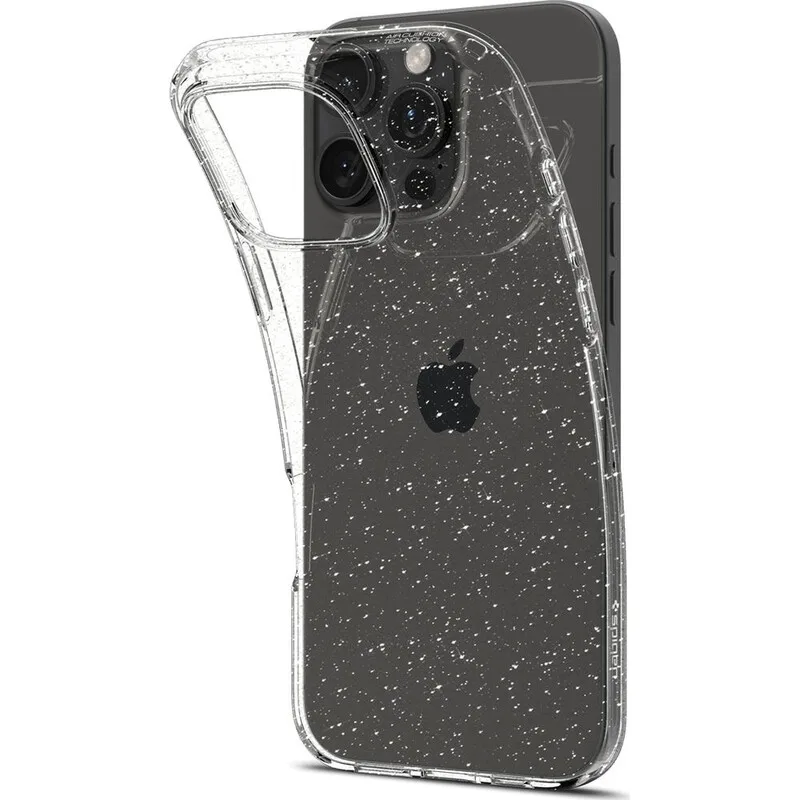 Liquid Crystal Case für iPhone 16 Pro – Transparent & Glitzernd by Spigen – product photo