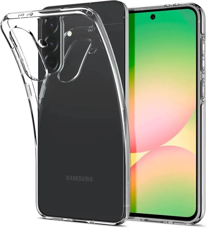 Liquid Crystal Hoesje Geschikt voor Samsung Galaxy A56 - Back Cover TPU från Spigen i Transparent – produktbild