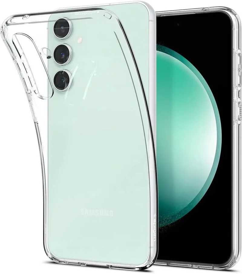 Liquid Crystal Hoesje Geschikt voor Samsung Galaxy S23 FE by Spigen in Transparent – product photo