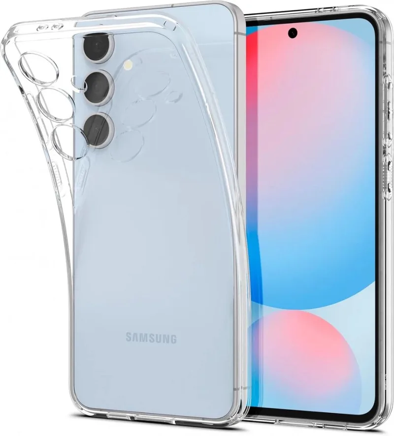 Liquid Crystal Hoesje Geschikt voor Samsung Galaxy S24 FE - Back Cover TPU fra Spigen i Gennemsigtig – produktbillede