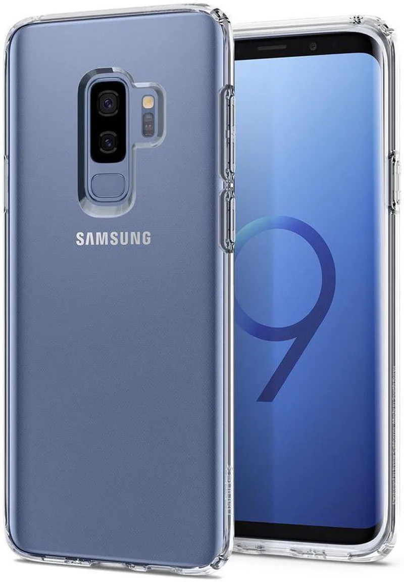 Liquid Crystal Hoesje Samsung Galaxy S9 Plus Clear från Spigen i Transparent – produktbild