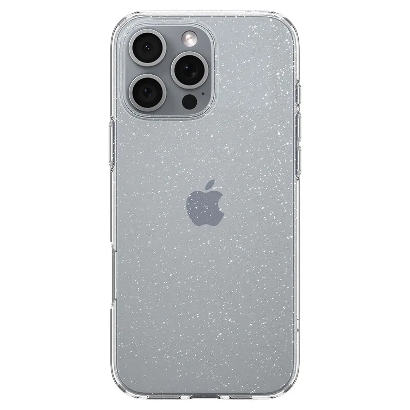 Liquid Crystal Hülle für iPhone 16 – Transparent & Glitzernd de Spigen – photo produit