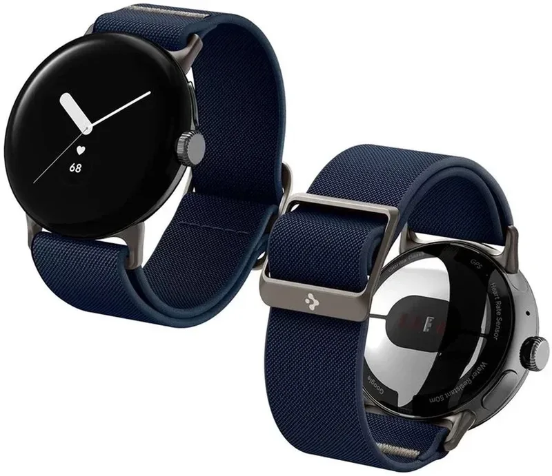 Lite Fit - Bandje Geschikt voor Google Pixel Watch 5/4/3/2/1 41mm van Spigen in Blauw – productfoto