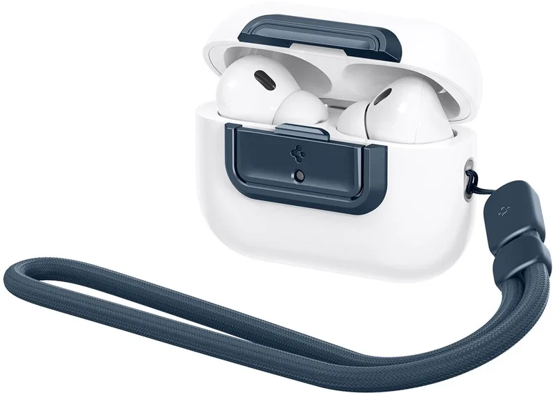 Lock Fit M, Metalen Hoesje - Airpods Pro (2E/1E Generatie) by Spigen in Transparent – product photo