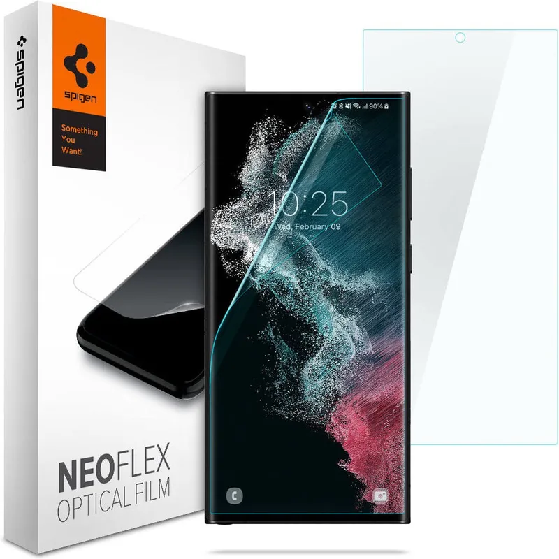 Neo Flex Samsung Galaxy S22 Ultra Screen Protector (2-Pack) by Spigen – product photo