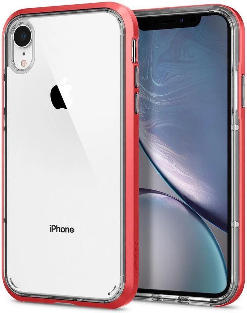 Neo Hybrid Crystal Case Apple iPhone XR Coral från Spigen i Orange – produktbild
