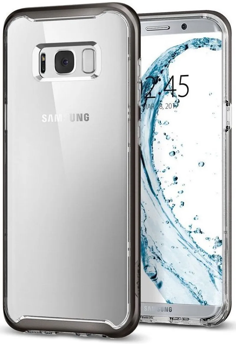 Neo Hybrid Crystal Case Galaxy S8 Gunmetal från Spigen i Grå – produktbild