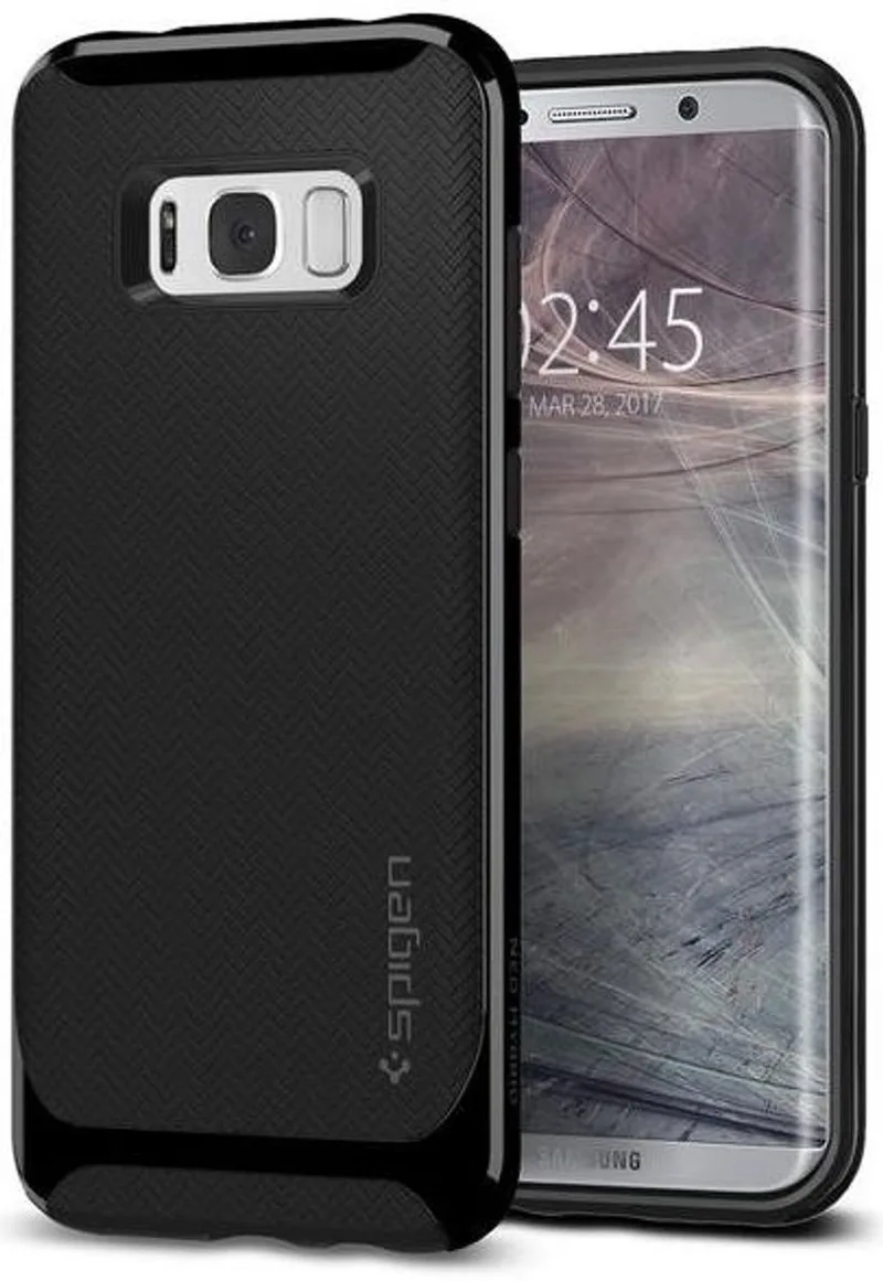 Neo Hybrid Hoesje Samsung Galaxy S8 Plus Black van Spigen in Zwart – productfoto