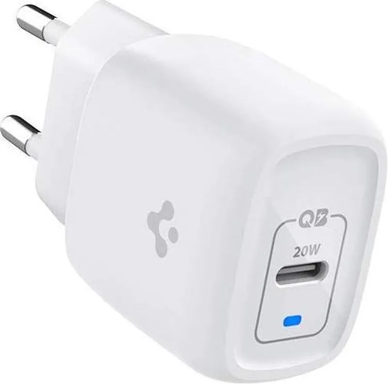 PowerArc ArcStation 20W Power Delivery 3.0 USB-C Oplader by Spigen in White – product photo