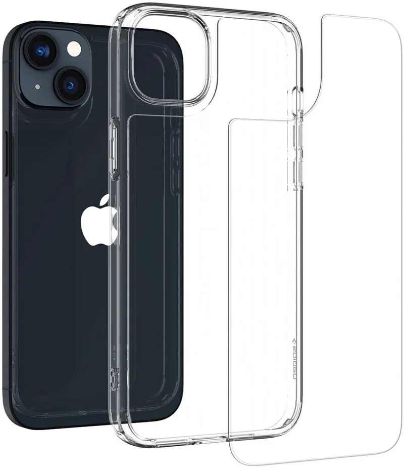 Quartz Hybrid Hoesje Geschikt voor Apple iPhone 14 Plus fra Spigen i Gennemsigtig – produktbillede