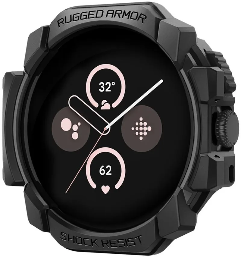 Robuuste Behuizing Voor Google Pixel Watch 3 2 1 41Mm by Spigen in Transparent – product photo