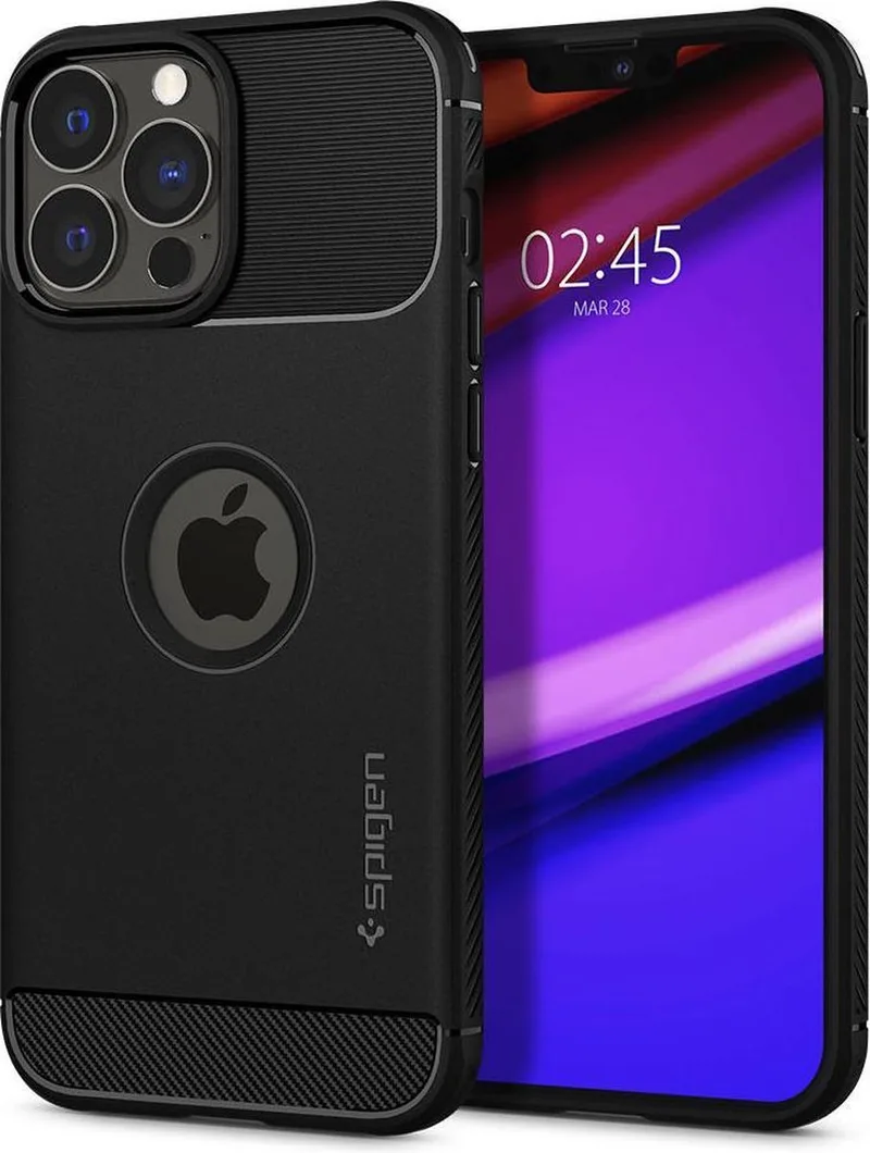 Rugged Armor Apple iPhone 13 Pro Max Hoesje by Spigen in Black – product photo
