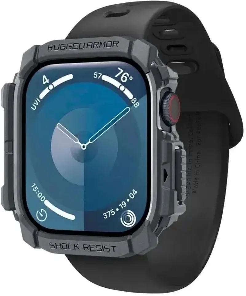 Rugged Armor Hoesje - Geschikt voor Apple Watch 11/10 (46MM) by Spigen in Grey – product photo