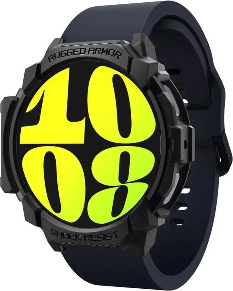 Rugged Armor Hoesje Geschikt voor Samsung Galaxy Watch 7 44MM by Spigen in Black – product photo