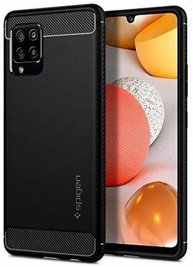 Rugged Armor Hoesje Samsung Galaxy A42 Mat de Spigen en Noir – photo produit