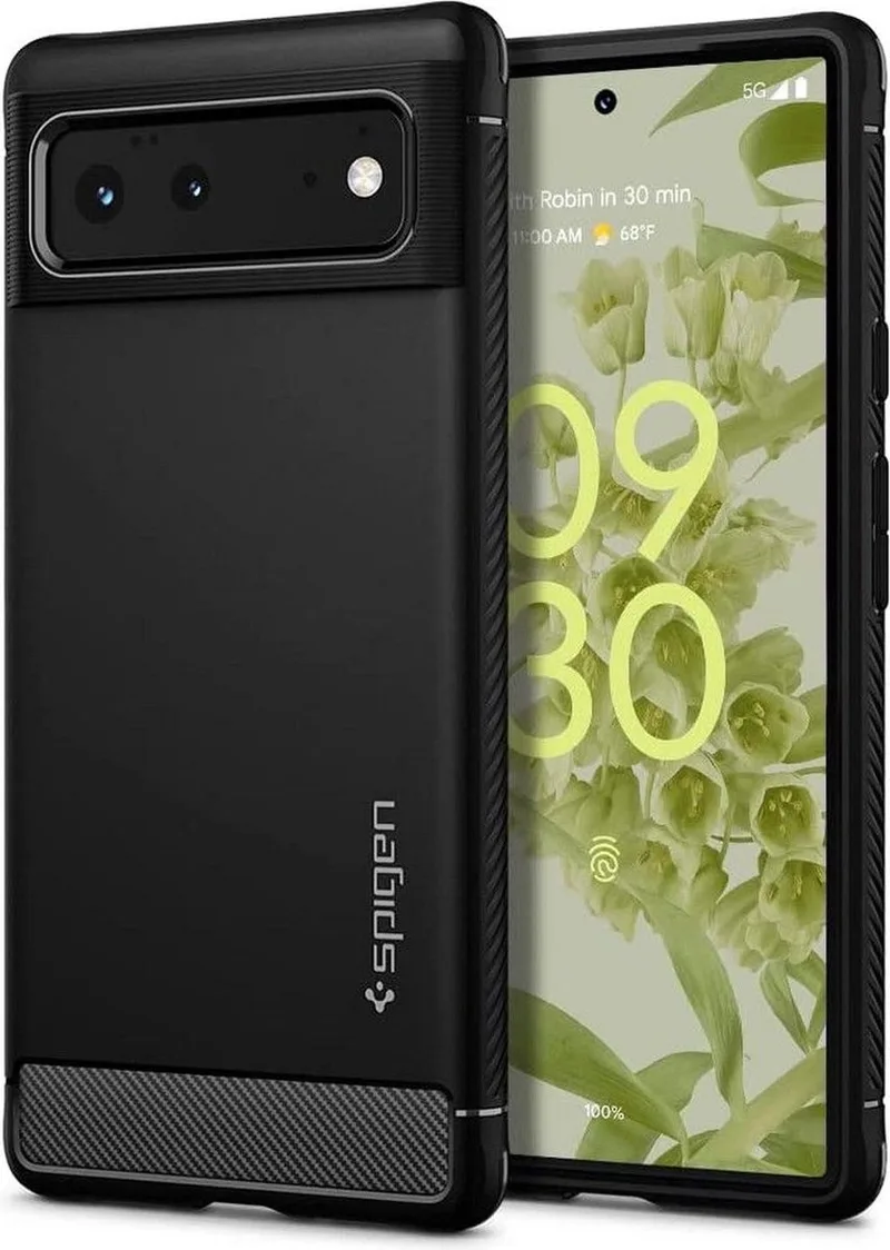 Rugged Armor hoesje voor Google Pixel 6 by Spigen in Black – product photo