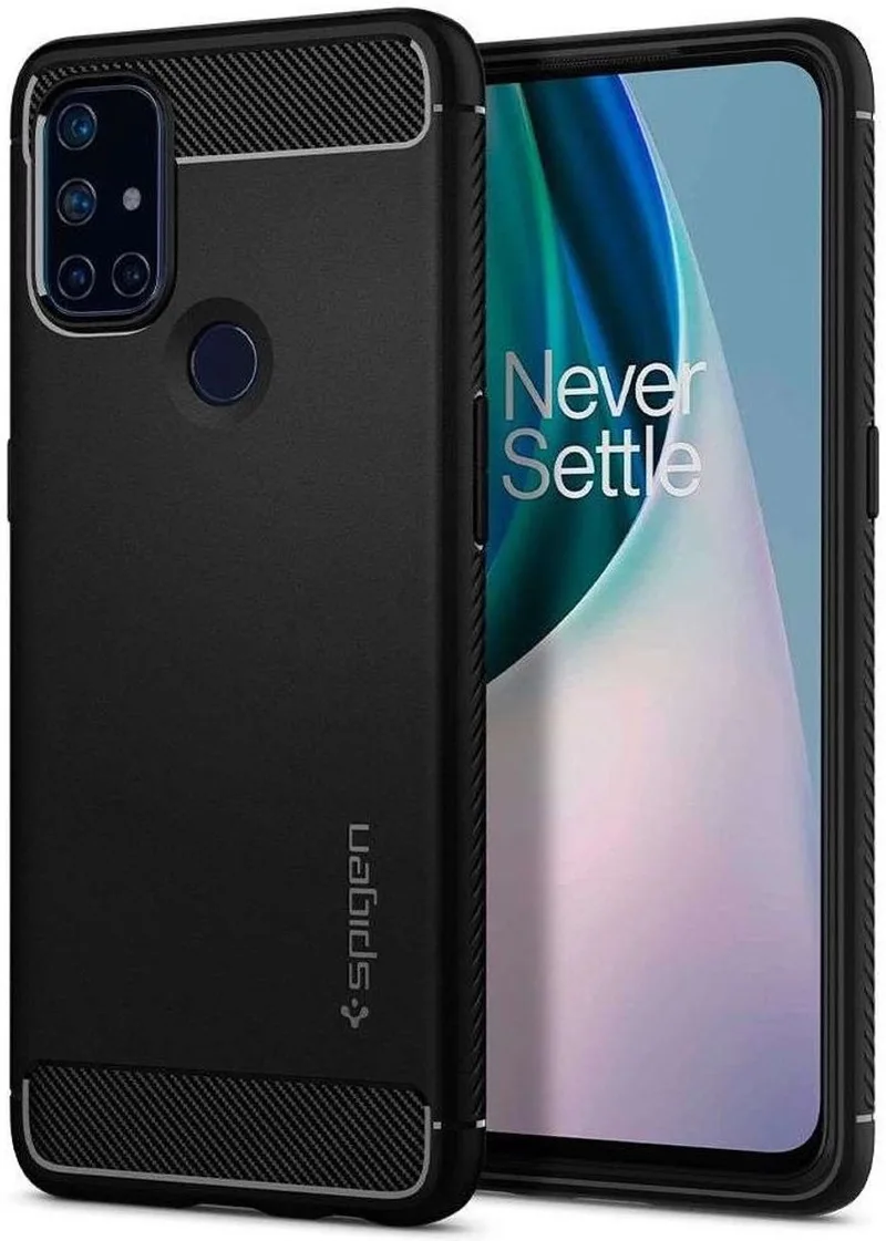 Rugged Armor OnePlus Nord N10 Hoesje de Spigen en Noir – photo produit