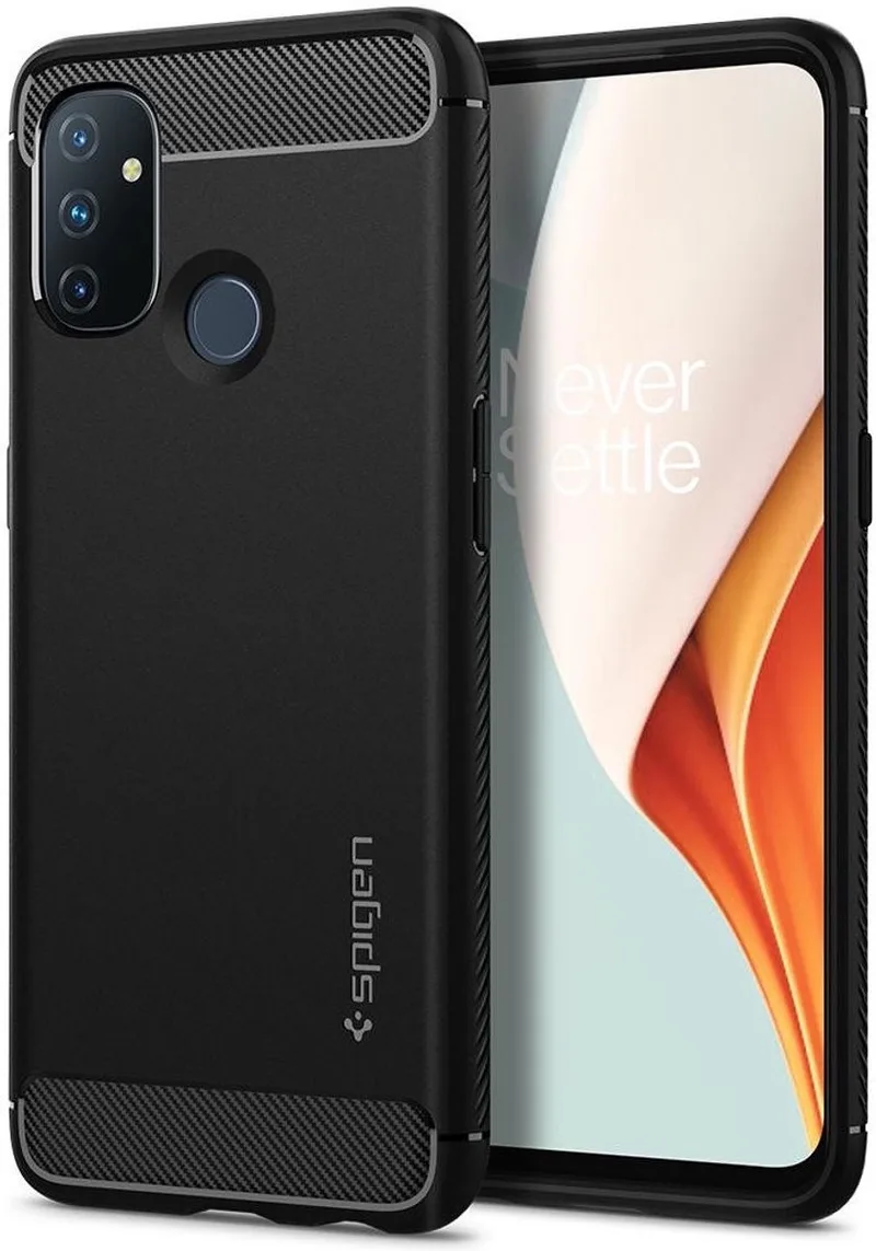 Rugged Armor OnePlus Nord N100 Hoesje de Spigen en Noir – photo produit