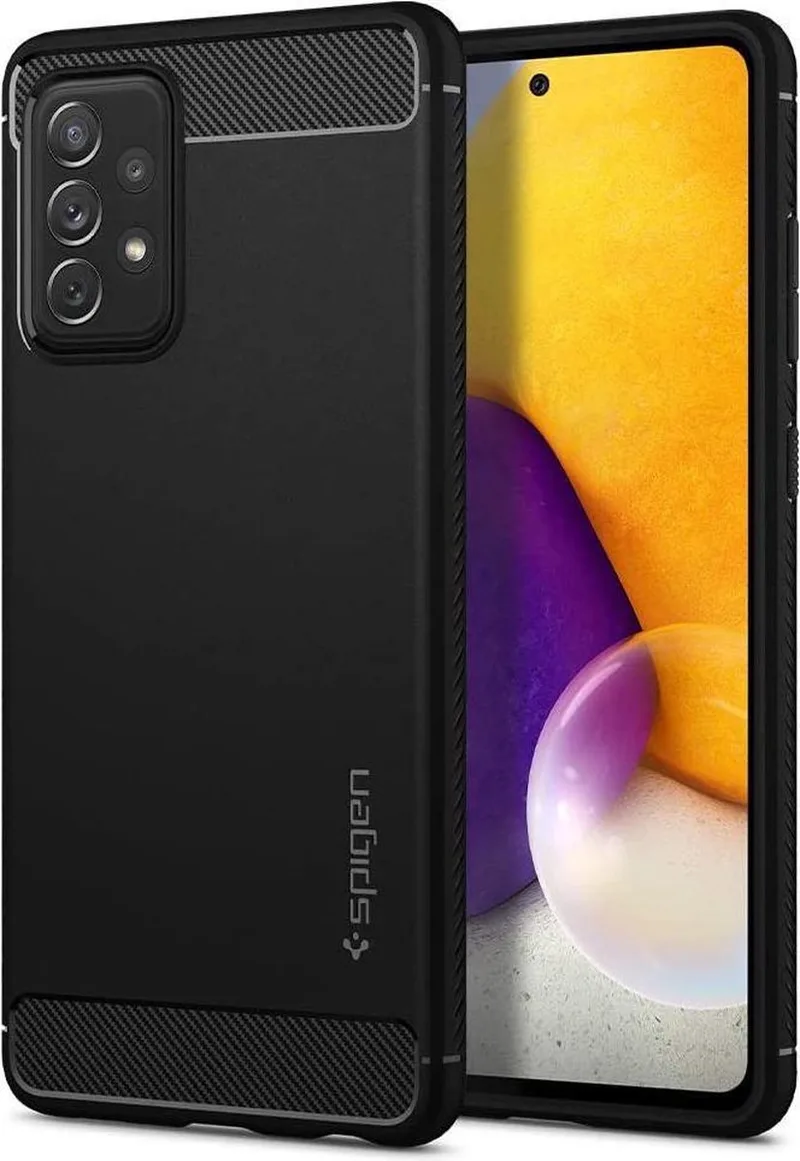 Rugged Armor Samsung Galaxy A72 Hoesje Back Cover by Spigen in Black – product photo