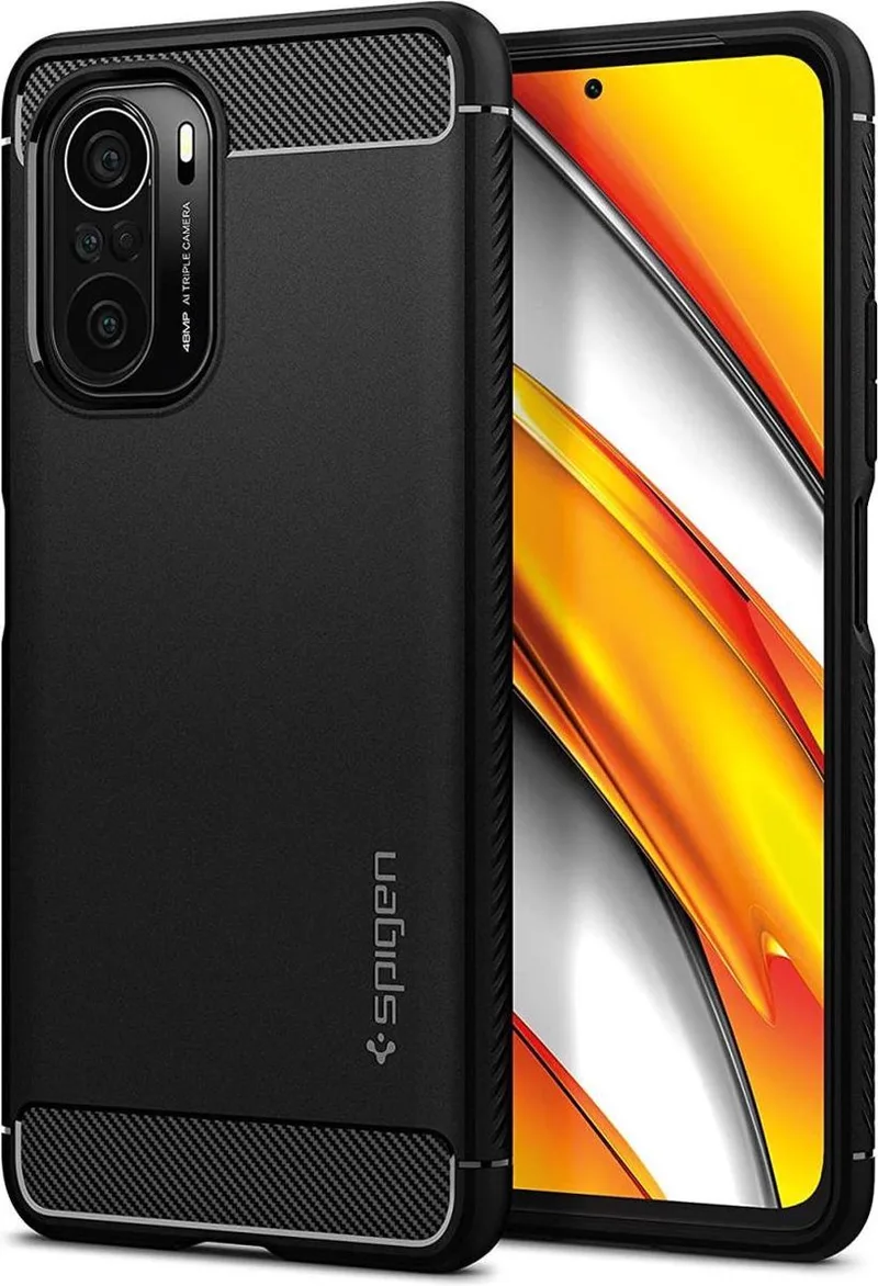 Rugged Armor Xiaomi Poco F3 / Mi 11i Hoesje Back Cover by Spigen in Black – product photo