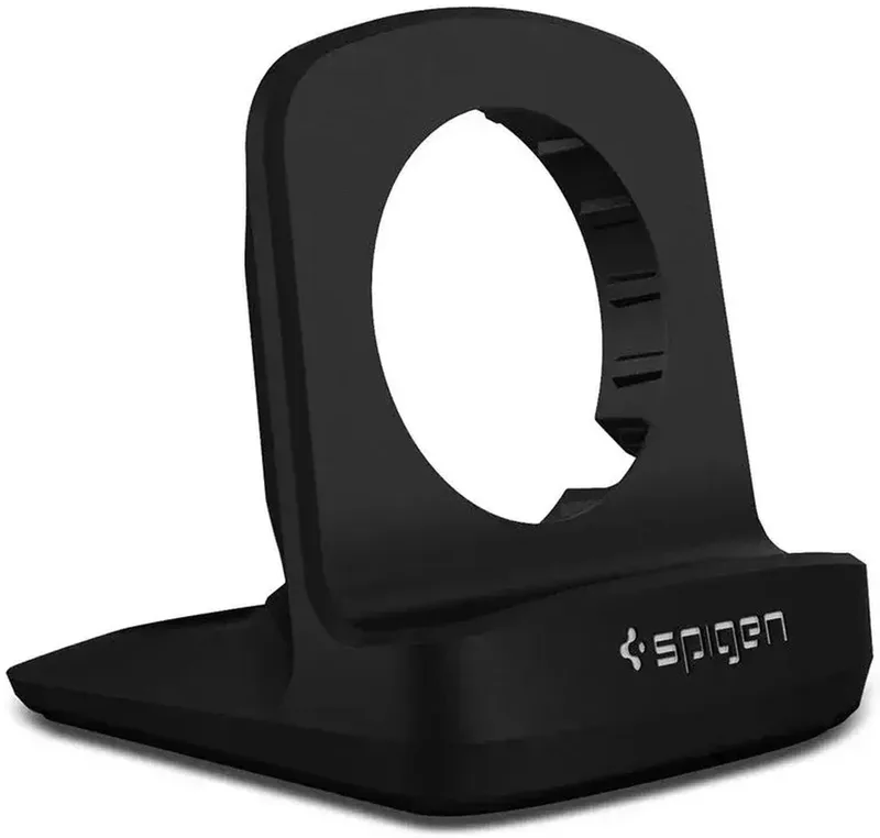 S353 Smartwatch Stand voor Galaxy Watch Oplader van Spigen in Zwart – productfoto