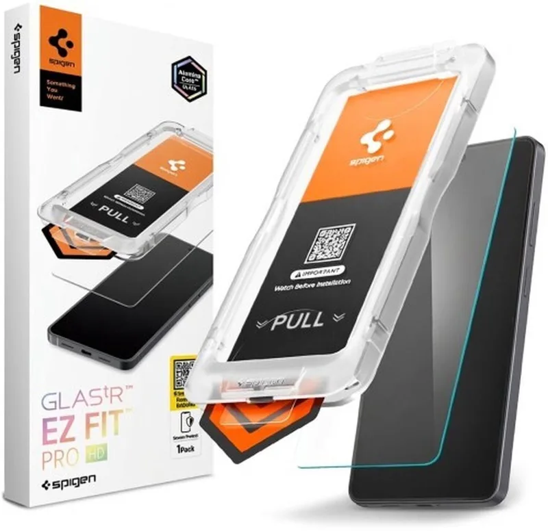 Screen Protector Geschikt voor Samsung Galaxy S26 Ultra - EZ Fit GLAS.tR - 9H Tempered Glass - Case Friendly - Gemakkelijke Installatie - 1-Pack van Spigen – productfoto