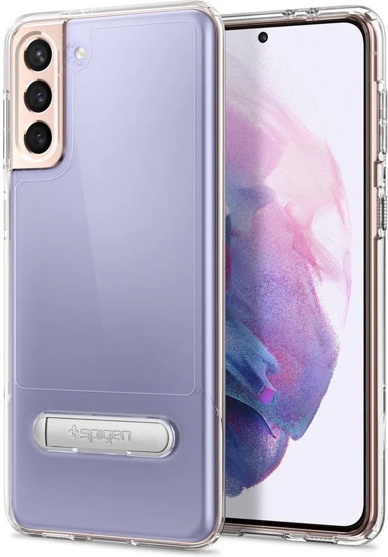 Slim Armor Essential S Samsung Galaxy S21 Plus Hoesje Clear van Spigen in Transparant – productfoto