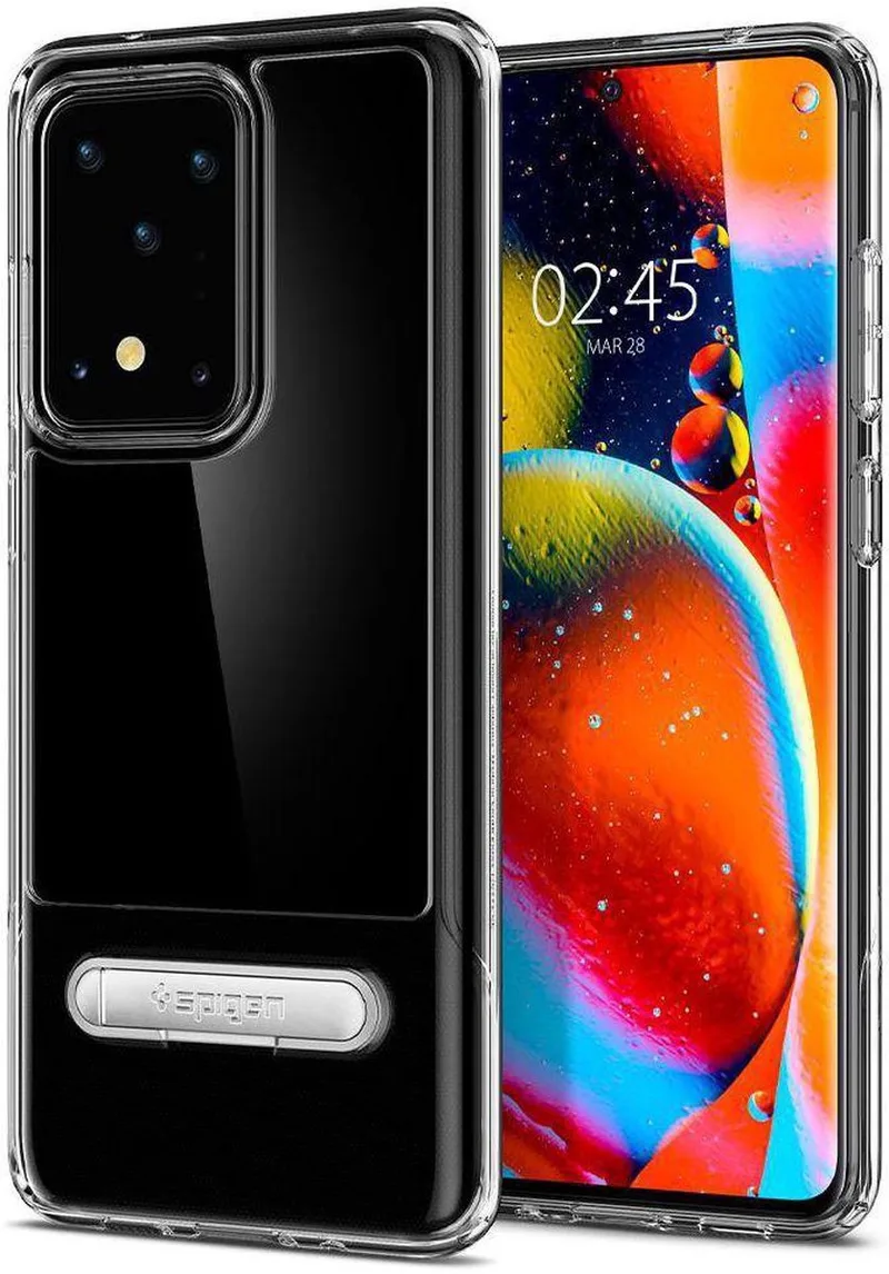 Slim Armor Essential S Samsung S20 Ultra Hoesje från Spigen i Transparent – produktbild