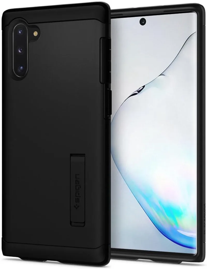 Slim Armor Hoesje Samsung Galaxy Note 10 de Spigen en Noir – photo produit