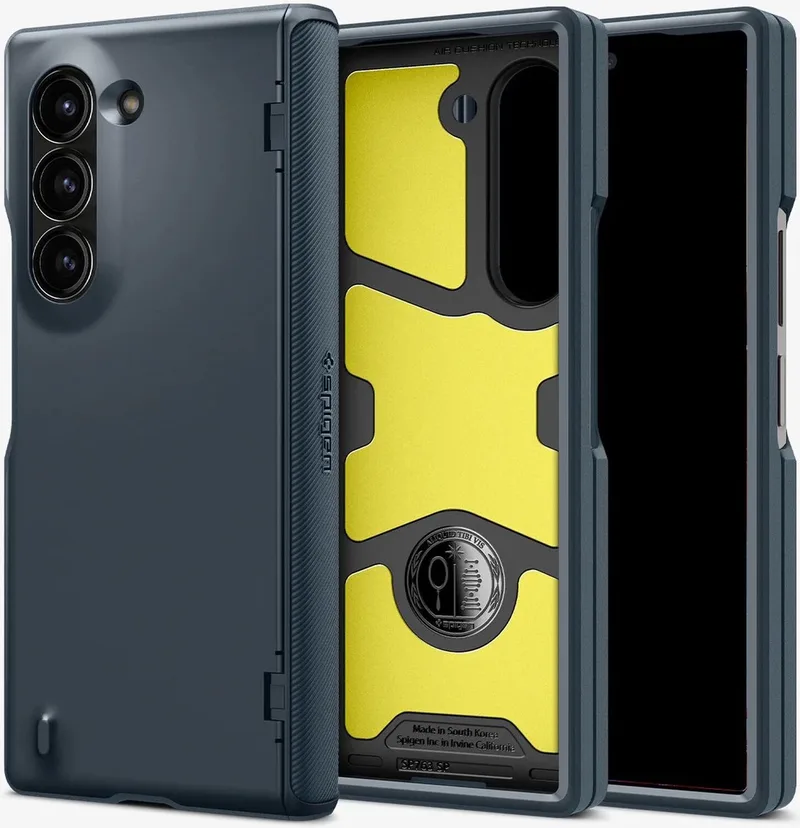 Slim Armor Pro Geschikt voor Samsung Galaxy Z Fold 6 Metal Slate de Spigen en Gris – photo produit