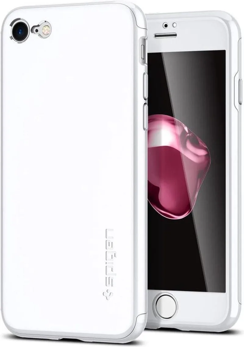 Thin Fit 360 Case Apple iPhone 7 / 8 från Spigen i Vit – produktbild