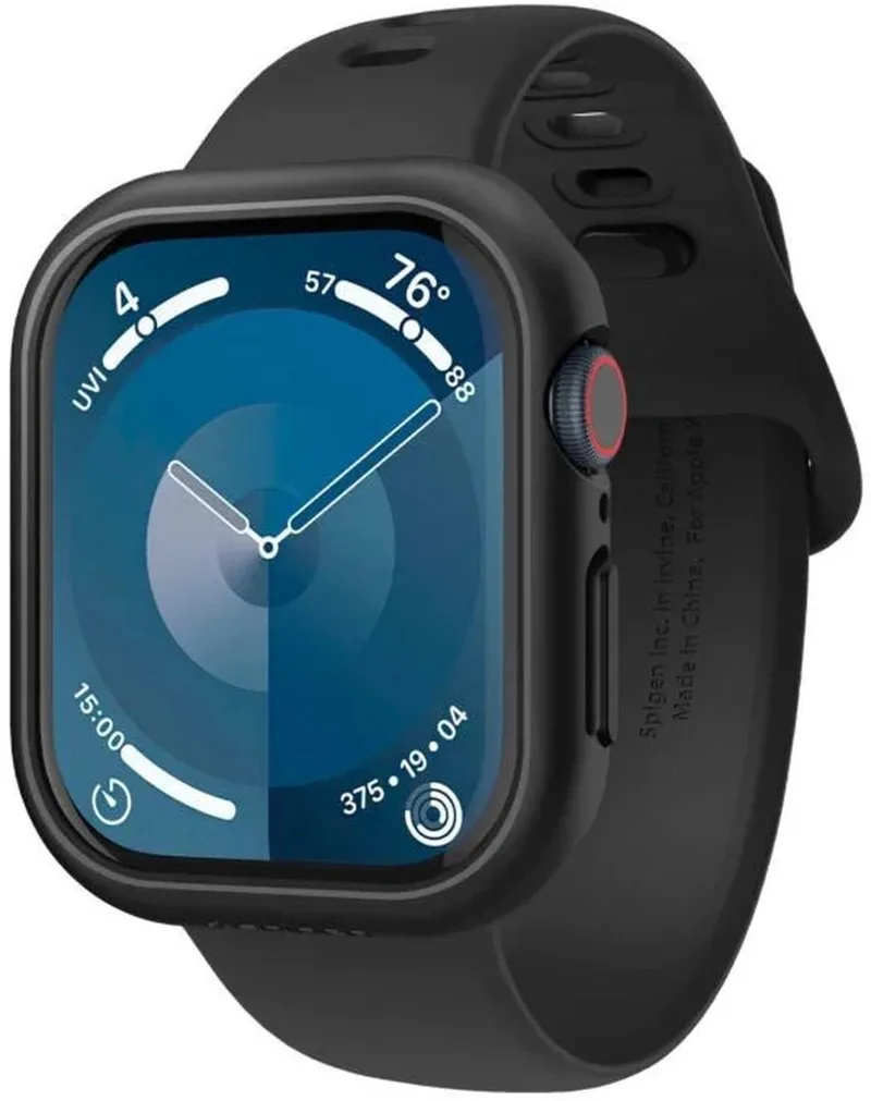 Thin Fit - Apple Watch 11/10 46MM Bumper Hoesje fra Spigen i Sort – produktbillede