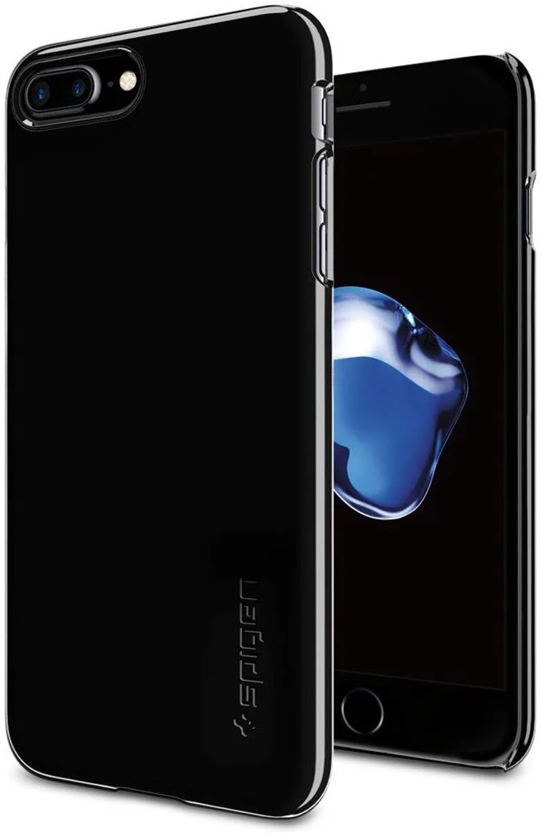 Thin Fit Case Apple iPhone 7 Plus / 8 Plus Jet Black de Spigen en Noir – photo produit